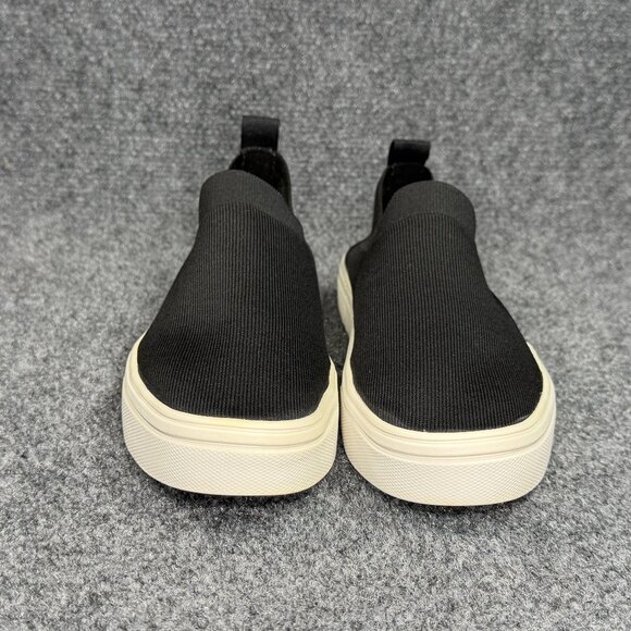 Reebok Onlux Slip On Shoes Women's 7.5 Black Athletic Stretch Comfort Sneakers - Picture 2 of 12